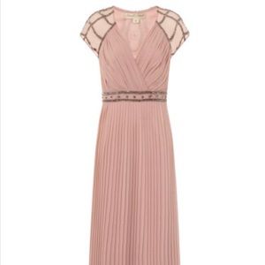 Mauve Embellished Long Formal Dress